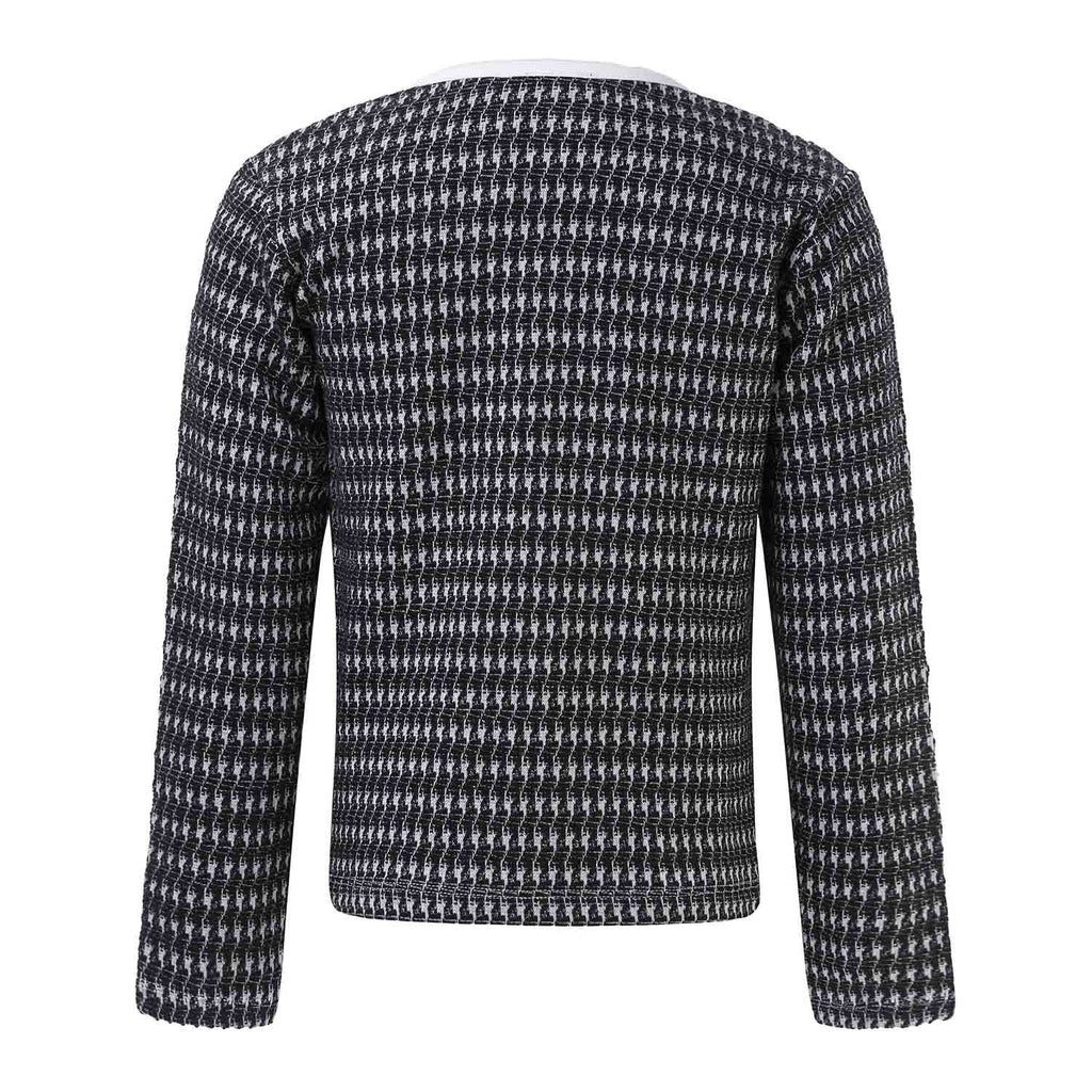 Black and White Lonsleeve Top