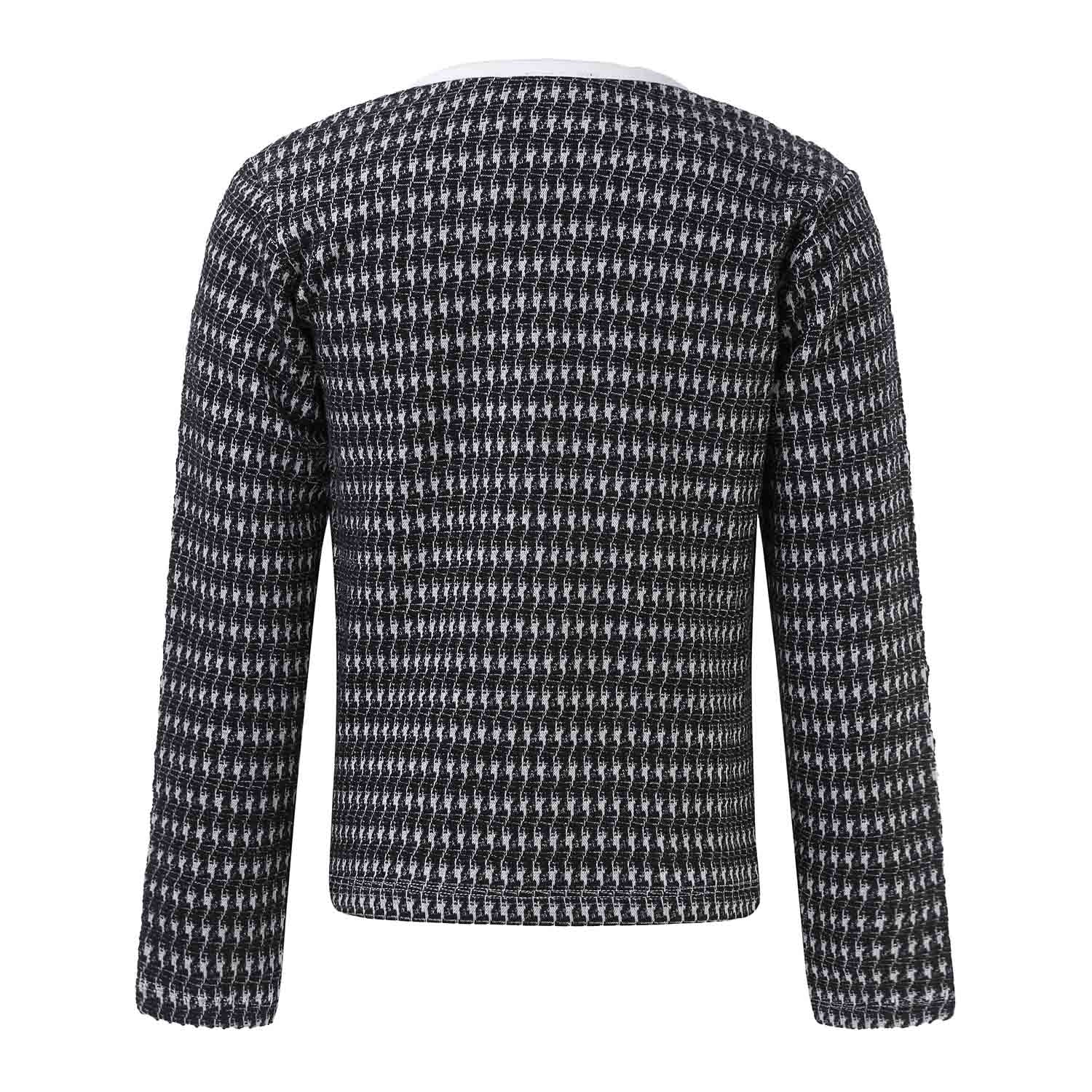 Black and White Lonsleeve Top