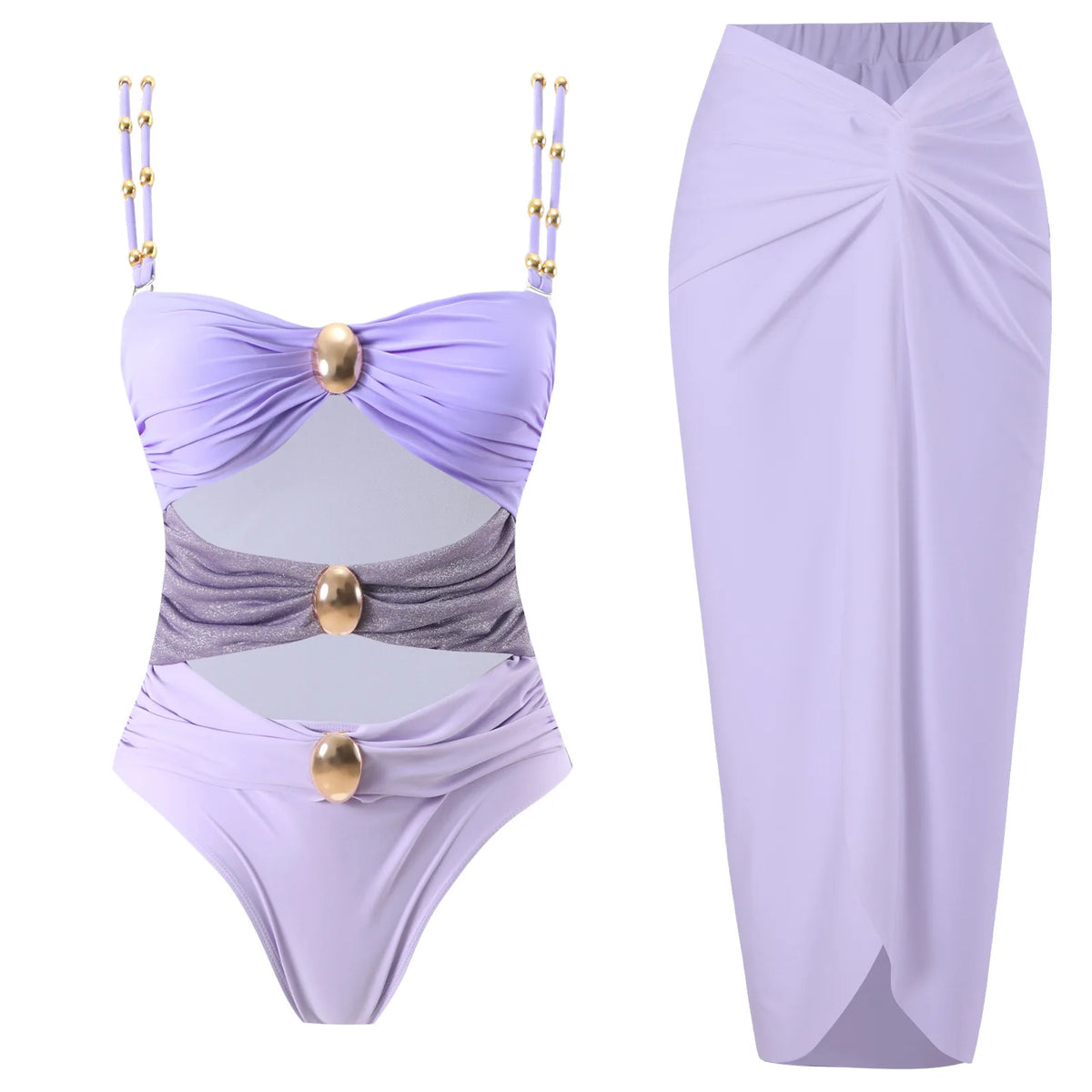 High Waist Push Up Bikini Set 2025 3D Flower Swimsuit Dress Women Print 3 Pieces Swimwear Ruffle Beach Bathing Suit Skirt Femme
