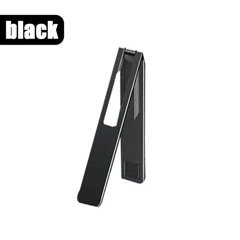Ultra-thin Mini Magnetic Replicate Mobile Cell Phone Holder Bracket Metal Desktop Stand Universal Support Folding Kickstand Rack