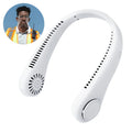 Adjustable 3 Speeds Portable Neck Fan with Stretchable Design, 4000mAh Hands-Free Rechargeable Cooling Device