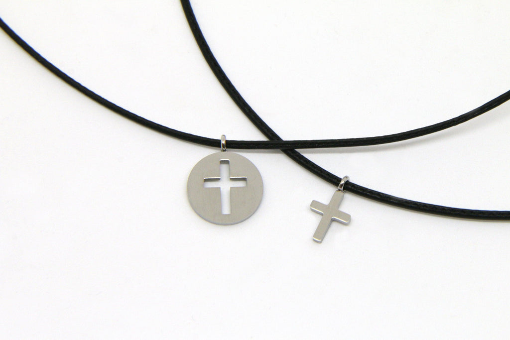 Thankgoods Freundschaft-Schmuckset Kreis/Kreuz für 2 Menschen die Ihre Liebe auf eine ganz besondere Art teilen möchten!